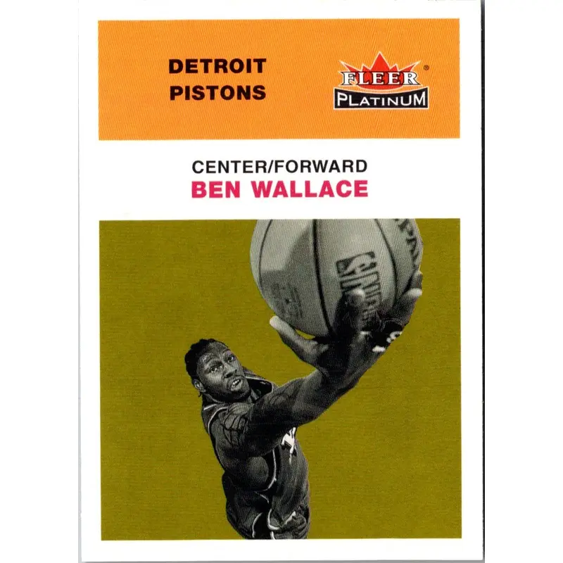 2001 Fleer Platinum Ben Wallace #19