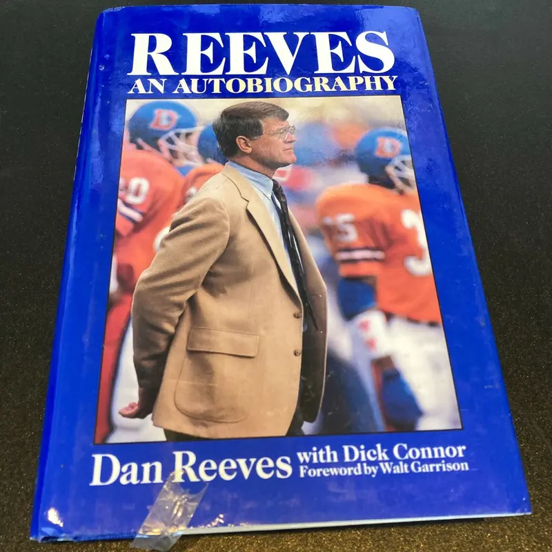 Dan Reeves "Reeves" Signed Autographed Book