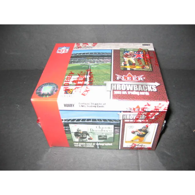 2002 Fleer Throwbacks Football Box (Hobby)