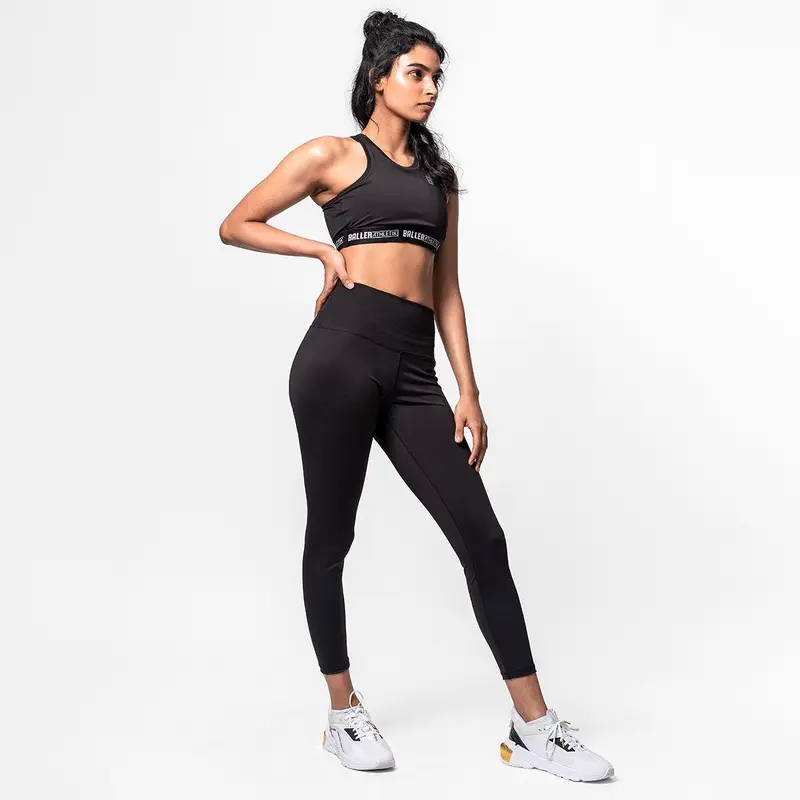 Elevate High Waist Leggings - Black Baller Athletik | Kibi Sports