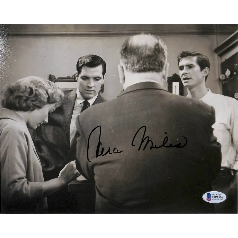 Vera Miles Psycho Authentic Signed 8x10 Photo Autographed BAS #F09368