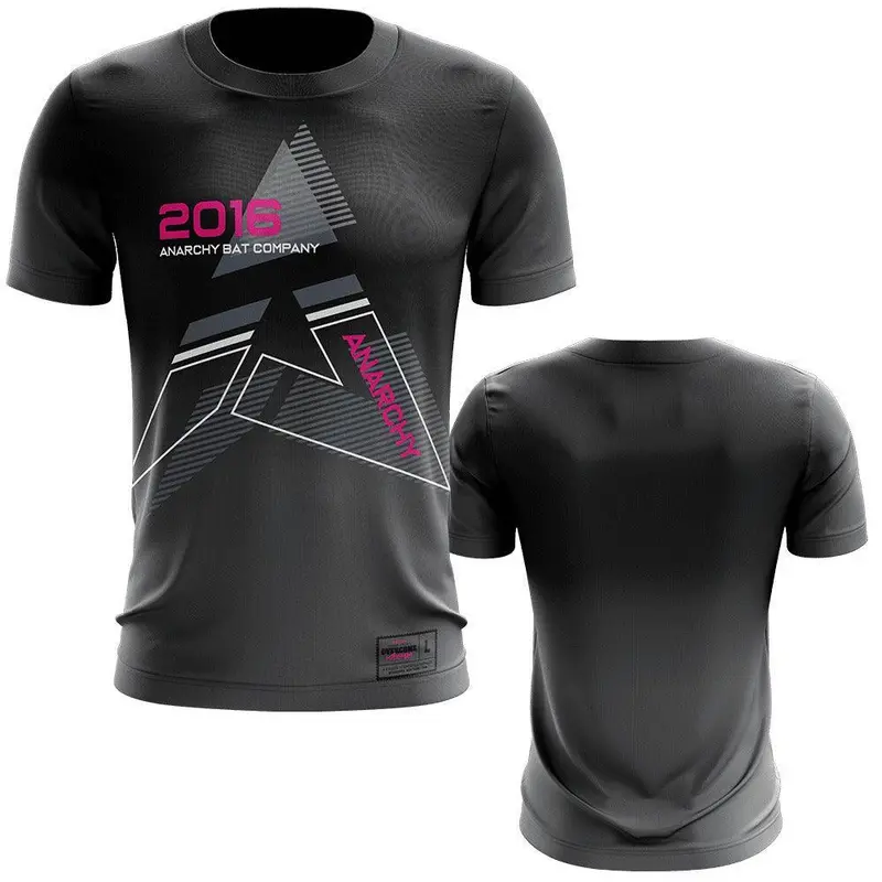Anarchy EVO-Tech Short Sleeve Shirt - Black/Pink EST 2016