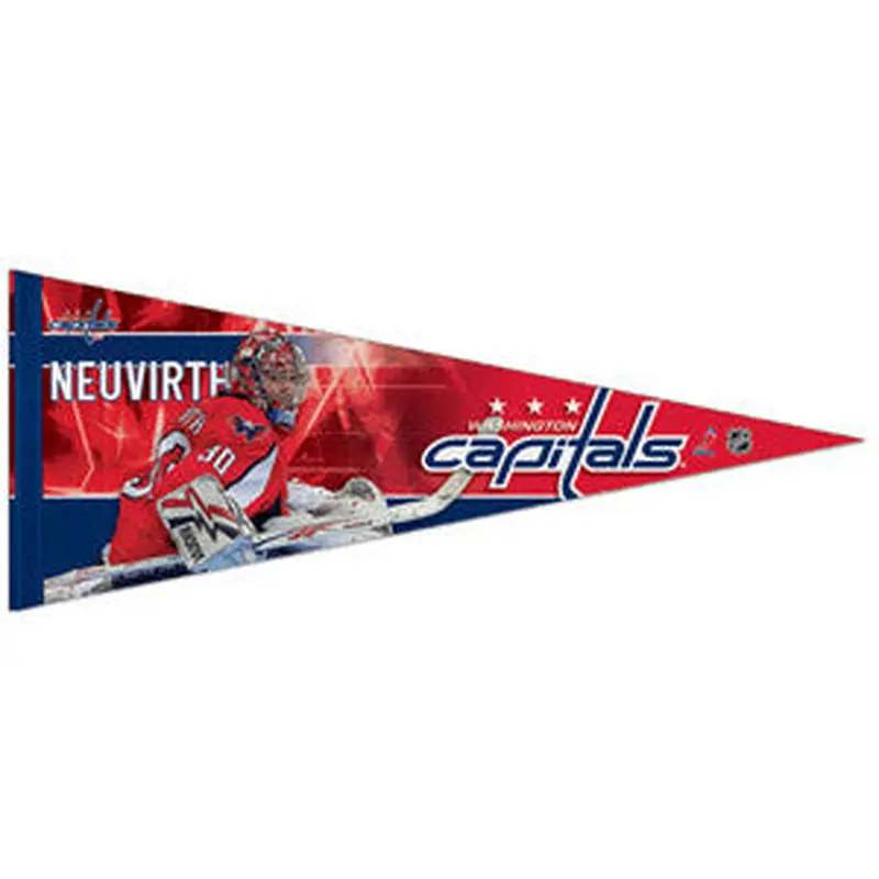 Michal Neuvirth "Caps Action" Premium Pennant (LE /1000) - Wincraft