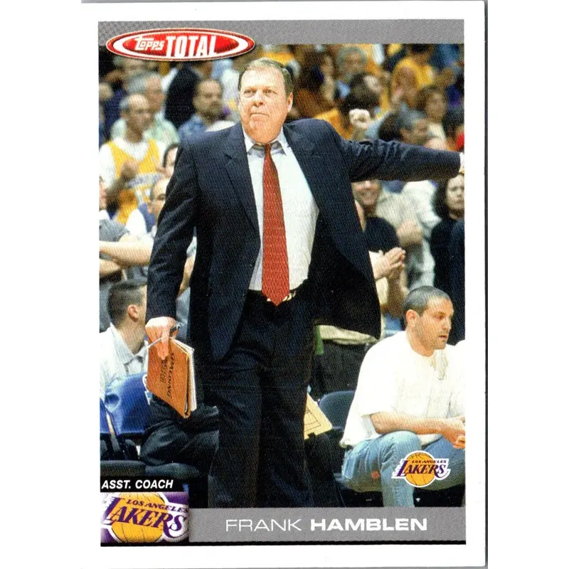 2005 Topps Total Frank Hamblen #386