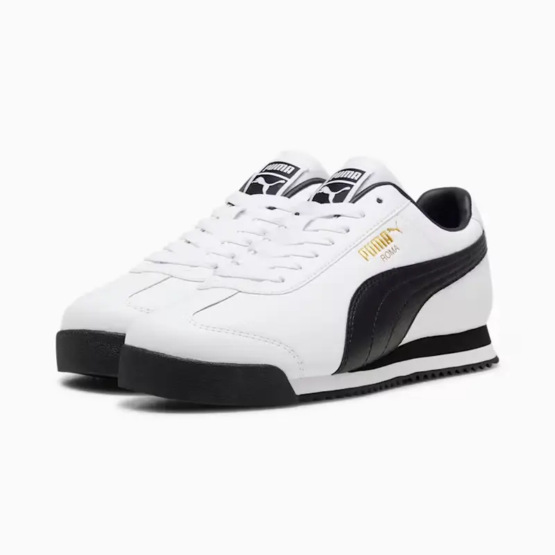 PUMA MENS SHOES WHITE ROMA 24 STANDARD 396868 01