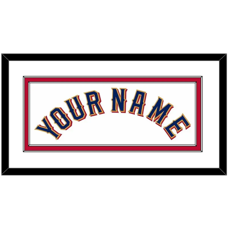 Texas Name - Home White - Double Mat 2