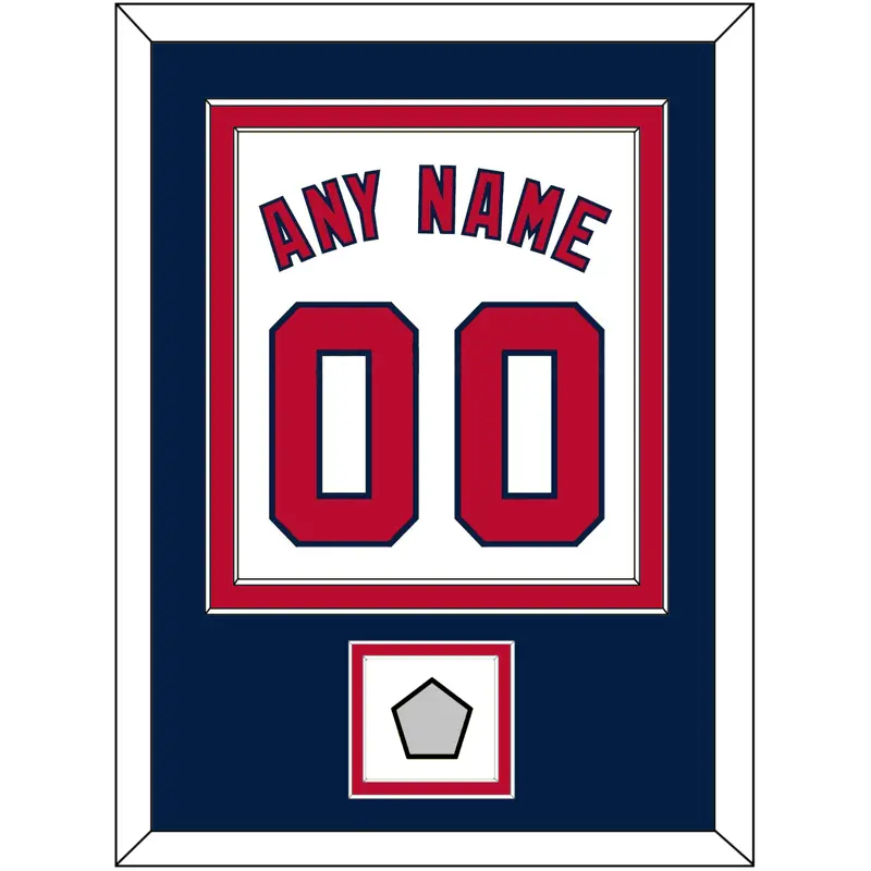 Washington Name, Number & 2019 World Series Champions Patch - Home White - Double Mat 4