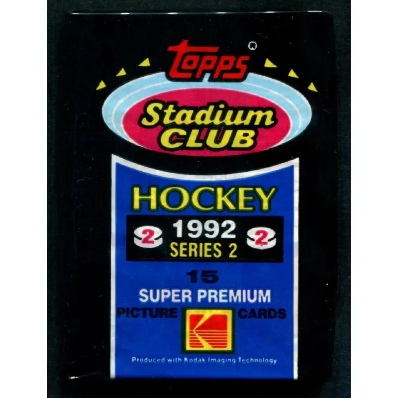 1992/93 Topps Stadium Club Hockey Unopened Series 2 Pack