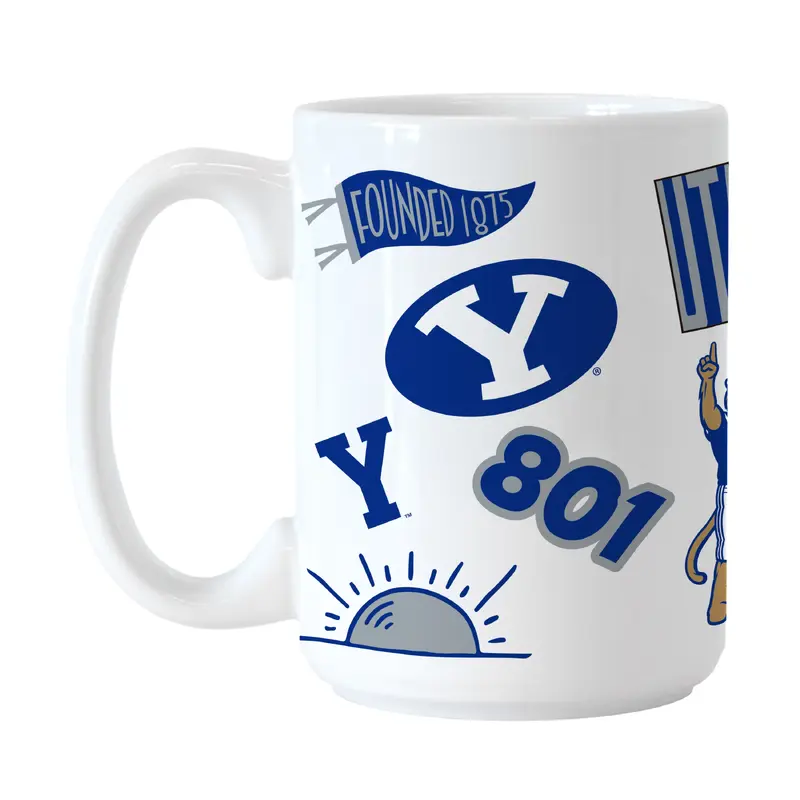 BYU 15oz Native Sublimated Mug