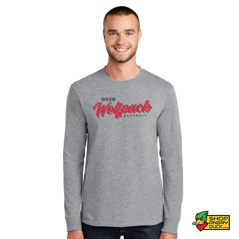 Ohio Wolfpack Script Long Sleeve T-Shirt
