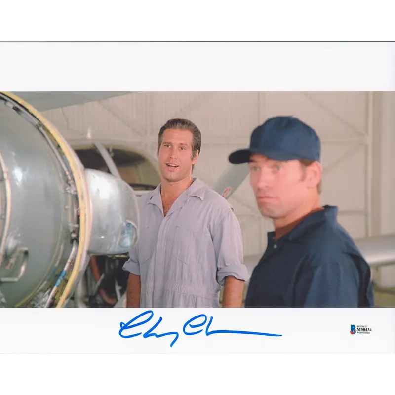 Chevy Chase Fletch Authentic Signed 11x14 Photo Autographed BAS Witness #M50434