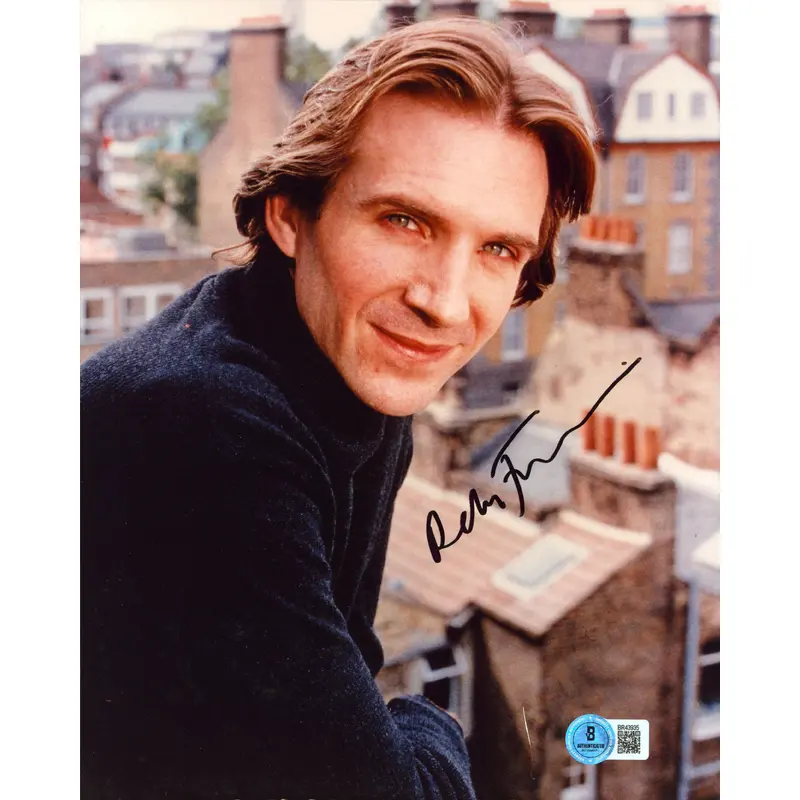Ralph Fiennes Strange Days Authentic Signed 8x10 Vertical Photo BAS #BR43935