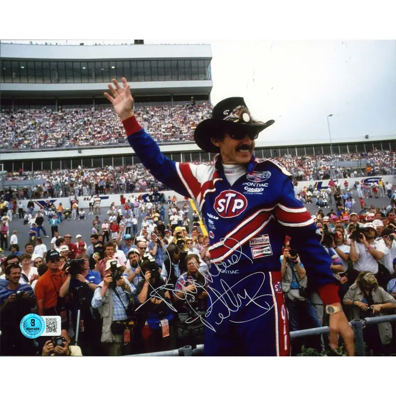 Richard Petty NASCAR Authentic Signed 8x10 Horizontal Photo Autographed BAS 2