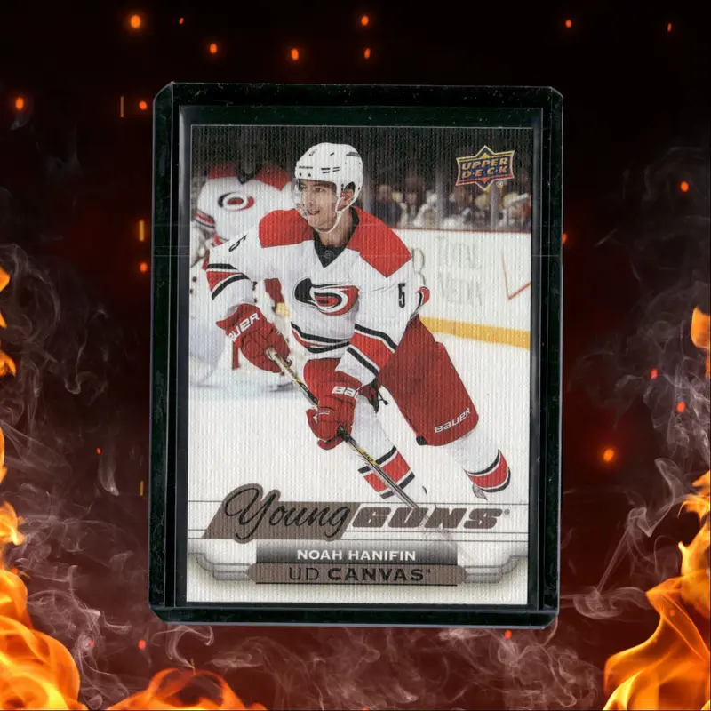 2015-16 Upper Deck Noah Hanifin UD Canvas Young Guns Rookie #C109