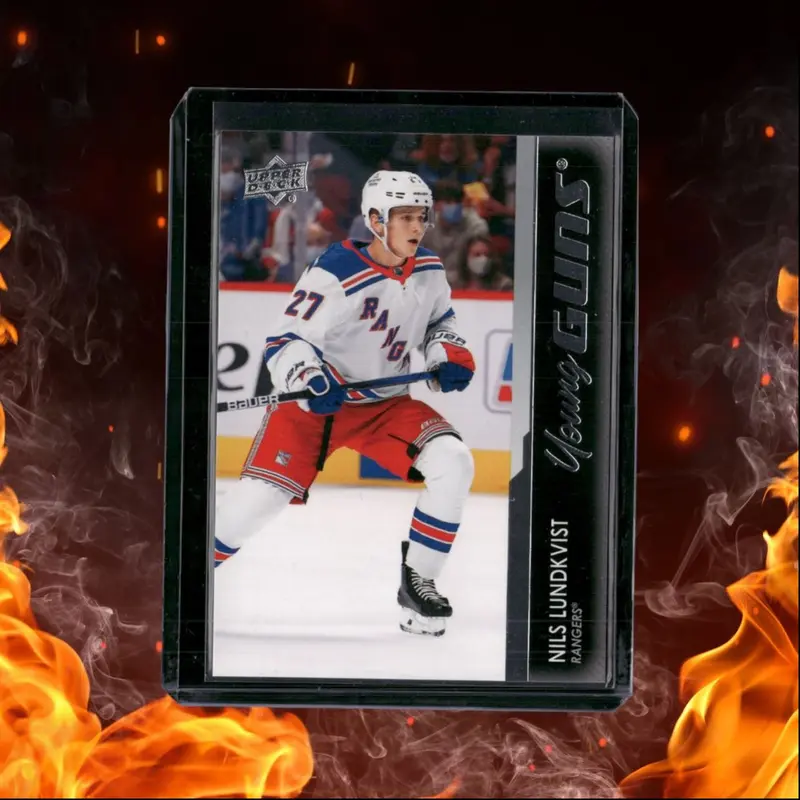 2021-22 Upper Deck Nils Lundkvist Young Guns Rookie #456