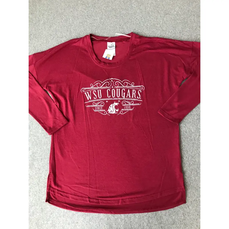 Women's Crimson WSU Cougars Shirt