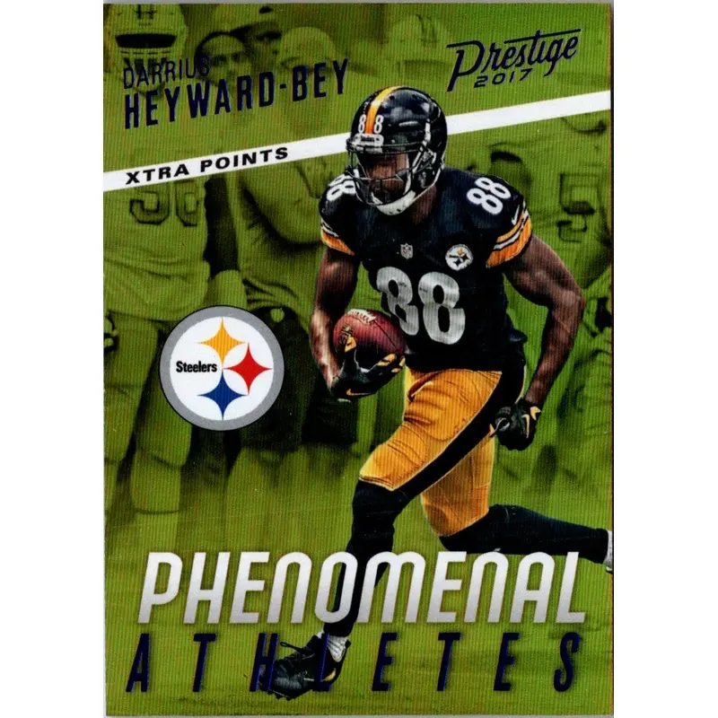 2017 Panini Prestige Phenomenal Athletes Xtra Points Blue Darrius Heyward-Bey #38