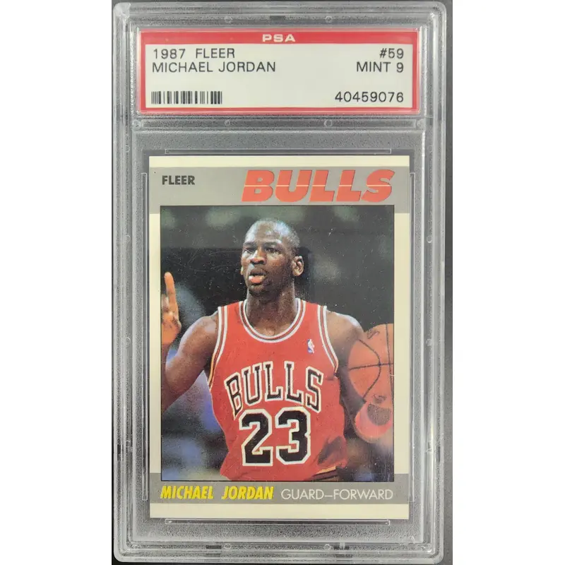 Michael Jordan 1987 Fleer #59 PSA 9 Mint