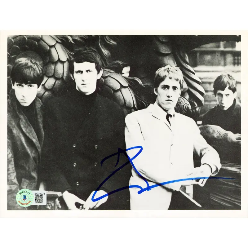 Roger Daltrey The Who Authentic Signed Black & White 6.5x8.5 Photo BAS #BG79223