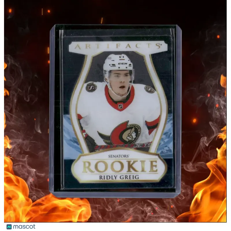 2023-24 Upper Deck Artifacts Ridly Greig Plexi SSP Rookie #190
