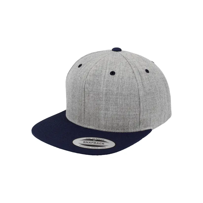 Classic Snapback 2-Tone - Heather Grey/Navy