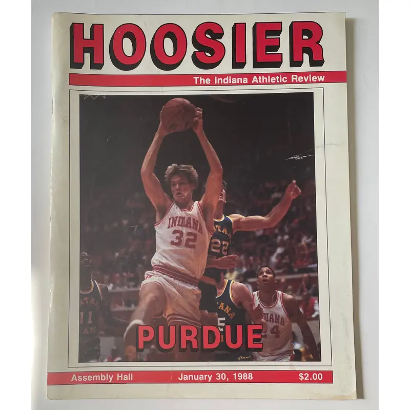 Indiana University vs Purdue 1988 Hoosier program