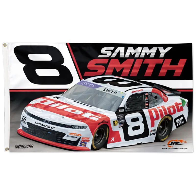 Sammy Smith Pilot Chevrolet #8 Official NASCAR Deluxe-Edition 3'x5' Flag - Wincraft 2025