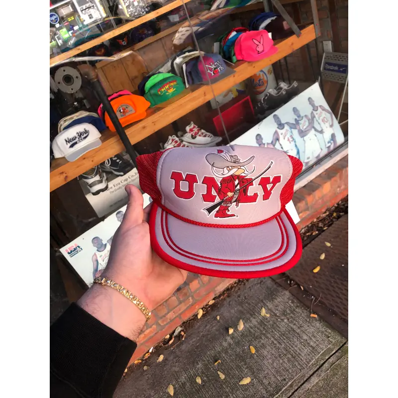 Vintage UNLV Runnin Rebels Foam Trucker Snapback