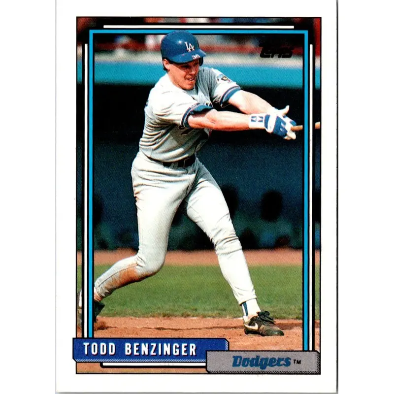 1992 Topps Traded Todd Benzinger #11T