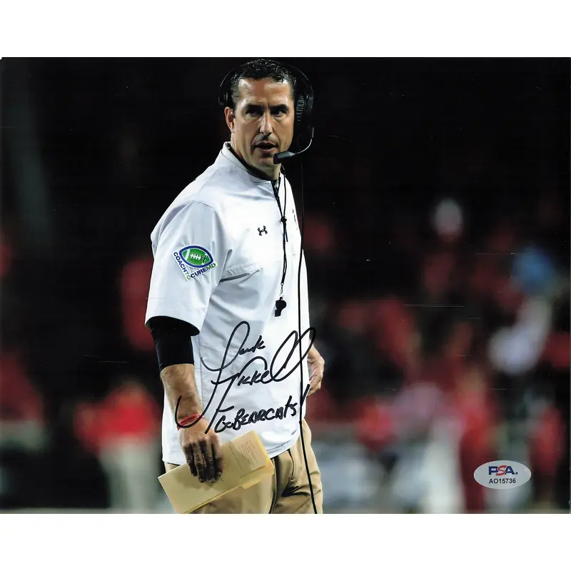 Luke Fickell signed 8x10 photo PSA/DNA Autographed Football Coach