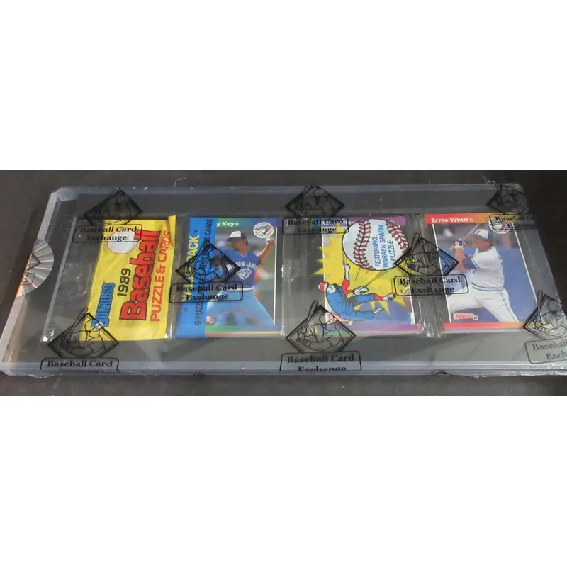 1989 Donruss Baseball Unopened Rack Pack (Griffey Jr. Top) (BBCE)