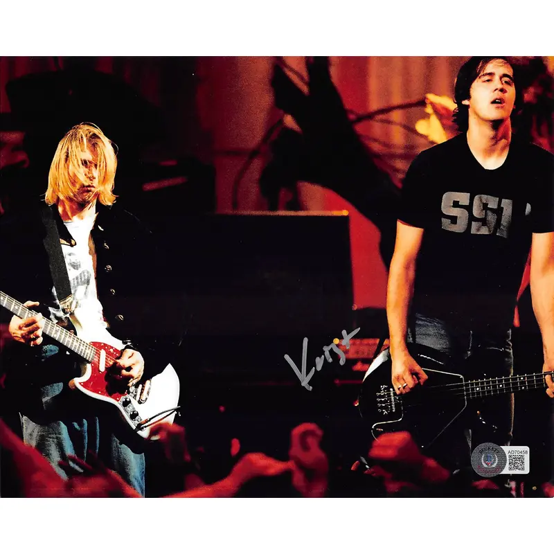 Krist Novoselic Nirvana Authentic Signed 8x10 Photo Autographed BAS #AD70458