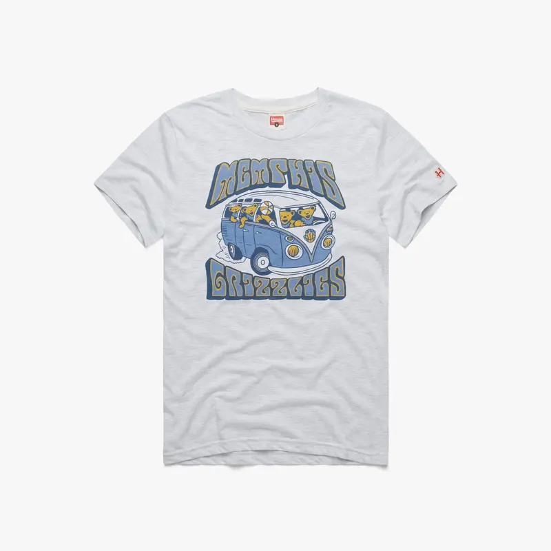 NBA x Grateful Dead x Grizzlies Bears And Bus