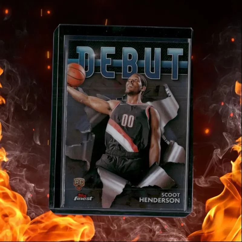 2023-24 Topps Finest Basketball Scoot Henderson Debut Rookie #D-3