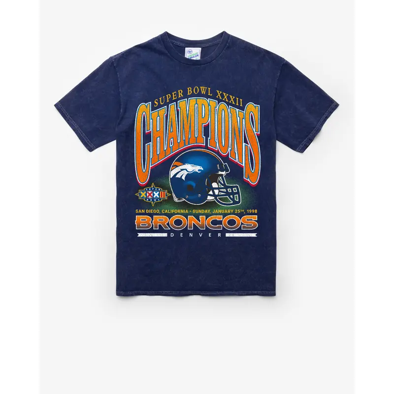 DENVER BRONCOS SUPER BOWL GRIDIRON LOCKER '47 VINTAGE TUBULAR TEE