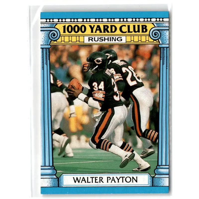 1987 Topps 1000 Yard Club Walter Payton #7