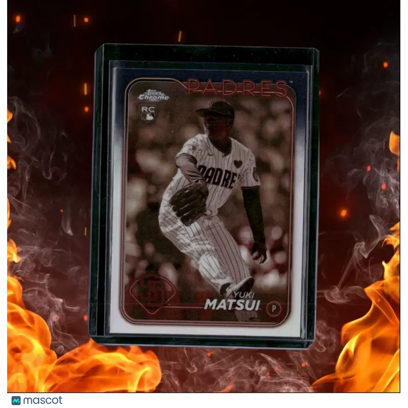 2024 Topps Chrome Yuki Matsui Sepia Refractor Rookie #116