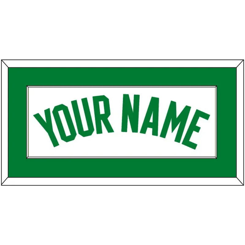 Boston Name - Home White (1972-2018) - Single Mat 1