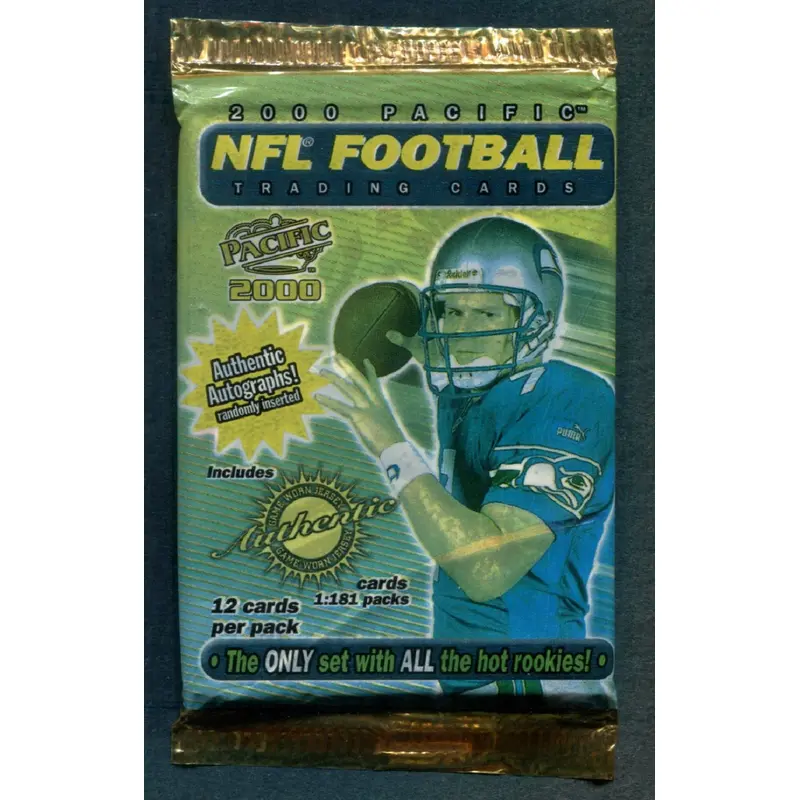 2000 Pacific Football Unopened Pack (Hobby)