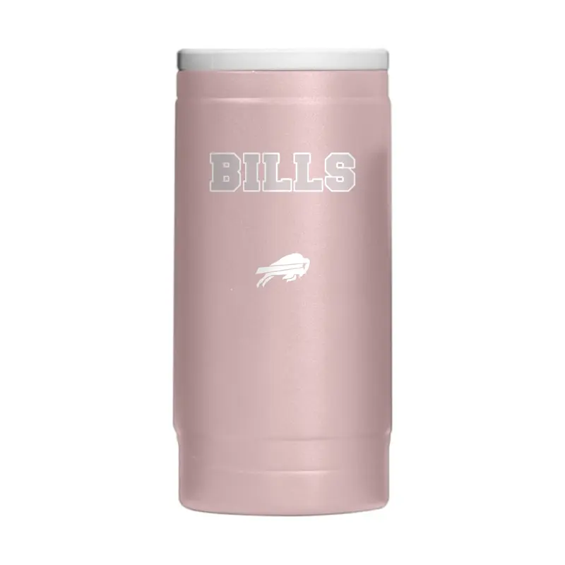 Buffalo Bills  Stencil Powder Coat Slim Can Coolie