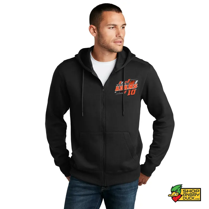 Justin Adams Racing Illustrated Full Zip Hoodie