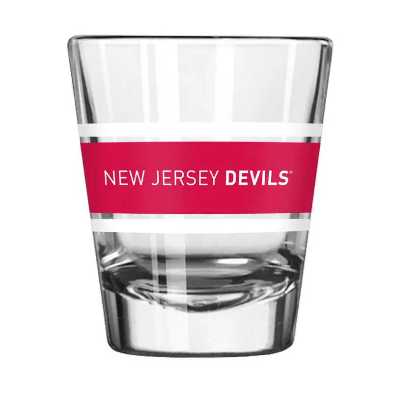 New Jersey Devils 2oz Stripe Shot Glass