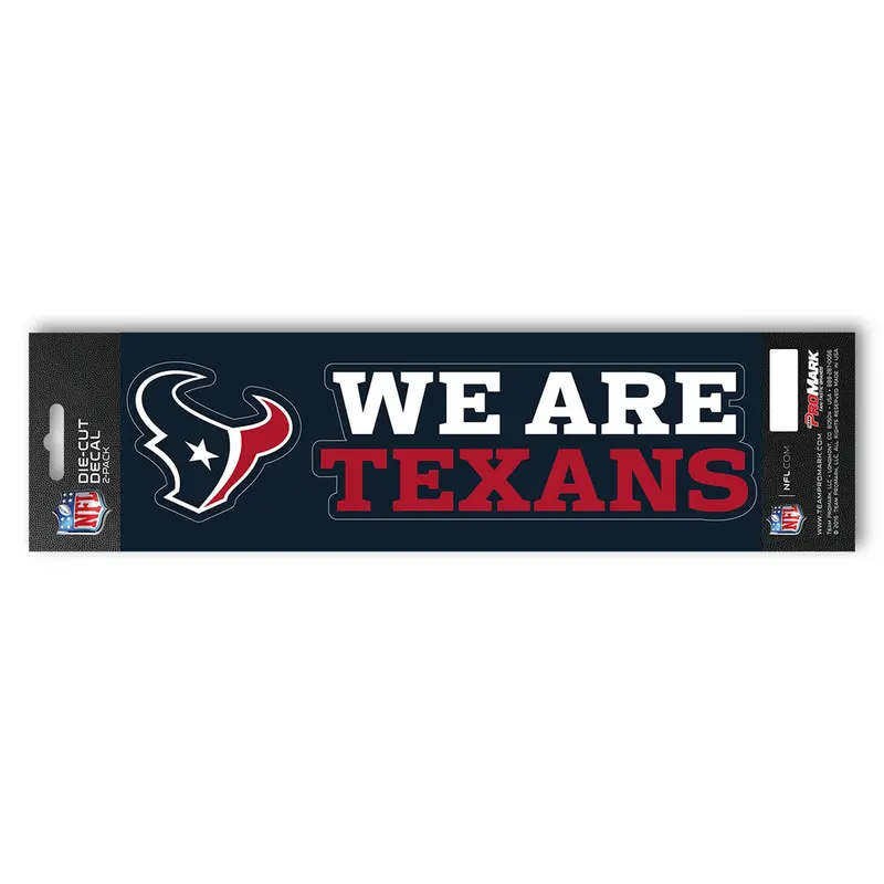 NFL - Houston Texans Team Slogan Decal