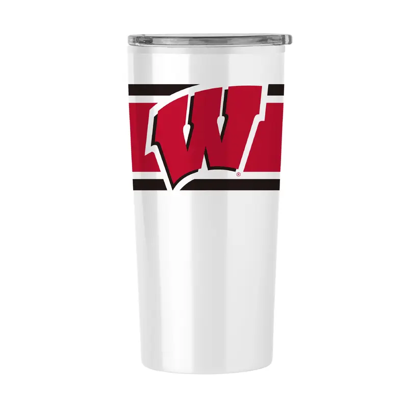 Wisconsin 20oz Stripe Fusion Tumbler