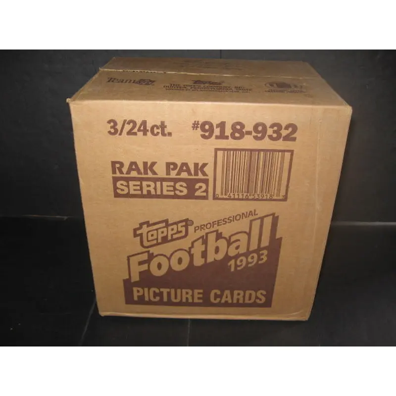 1993 Topps Football Series 2 Rack Case (3 Box)