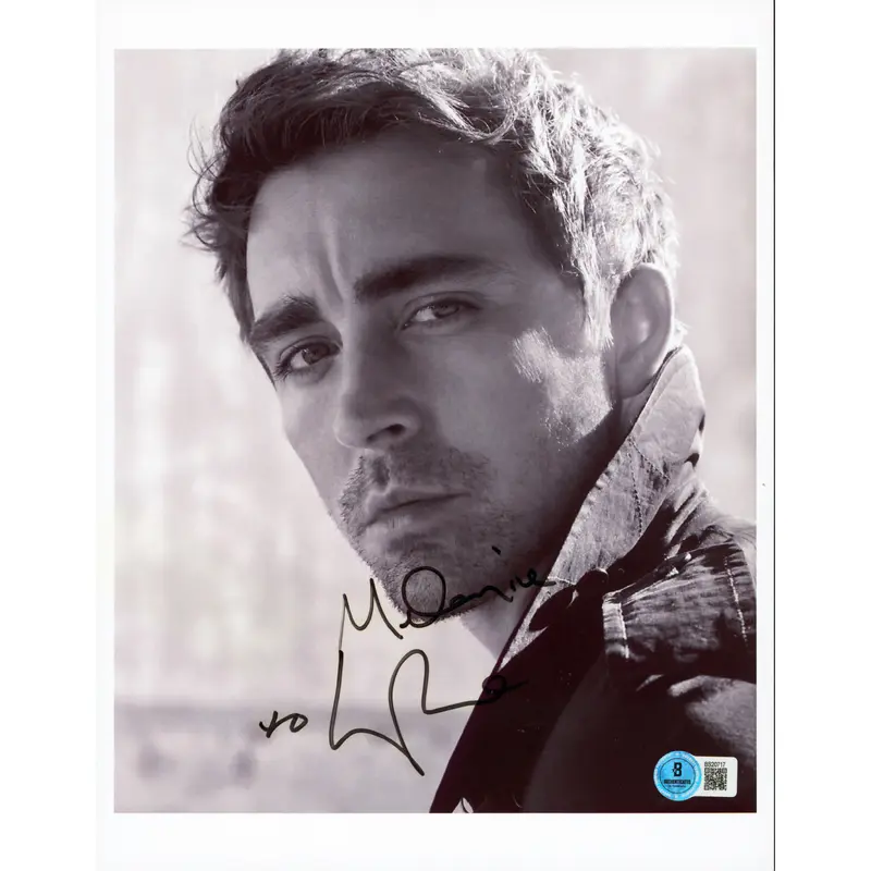 Lee Pace The Book of Henry "Melanie" Authentic Signed 8.5x11 Photo BAS #BS20717