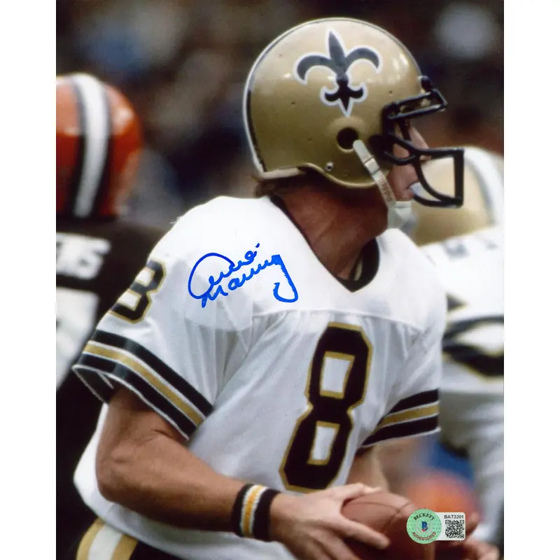Saints Archie Manning Authentic Signed 8x10 Vertical Photo Autographed BAS 3