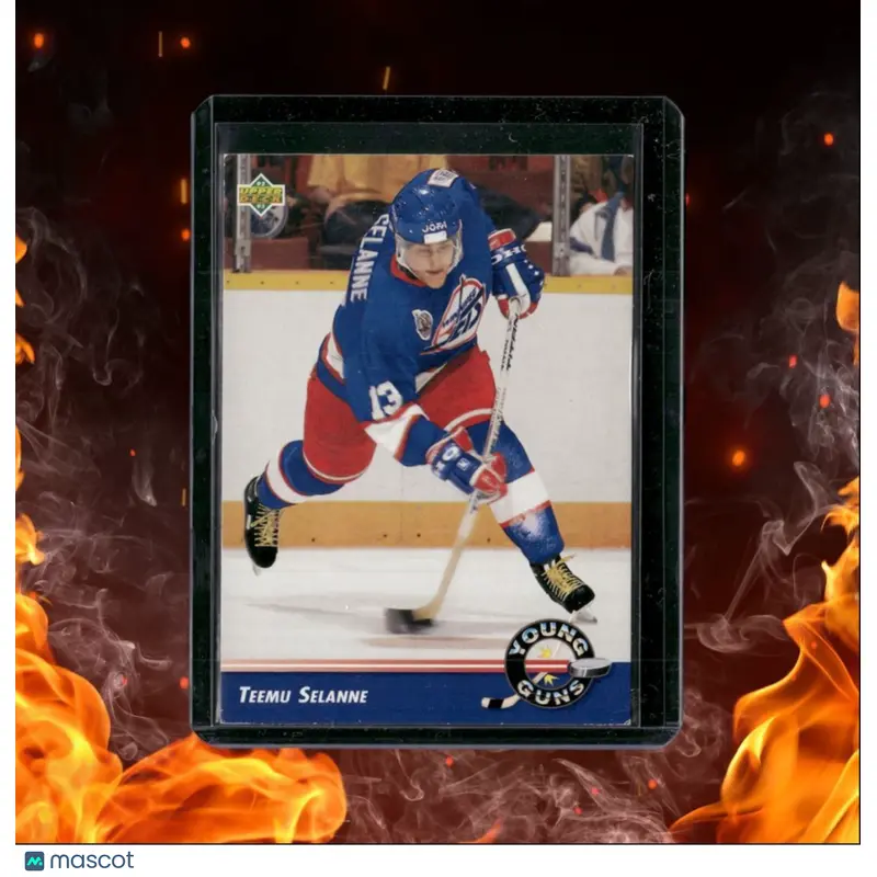 1992-93 Upper Deck Teemu Selanne Young Guns Rookie #574