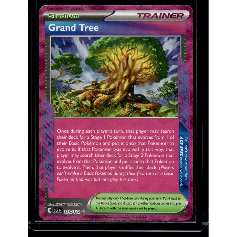 2024 Pokemon - Scarlet & Violet - Stellar Crown - Grand Tree #136