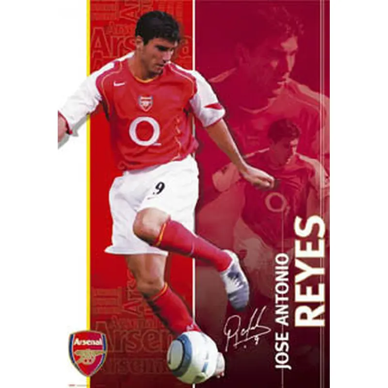 Jose Antonio Reyes "Signature" Arsenal FC Poster - GB 2004